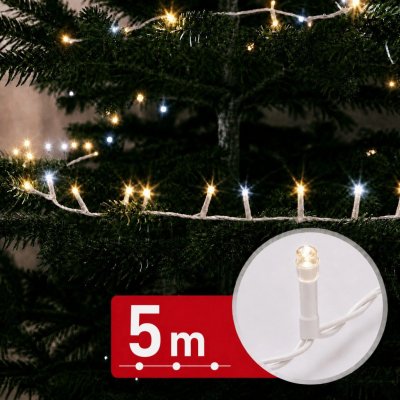 Phenom LED světelný řetěz s efektem rampouchů, 5 m, 250 LED, teplá a studená bílá – Hledejceny.cz
