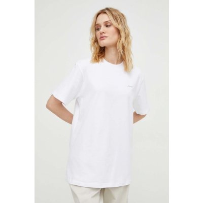 Mercer Amsterdam Bavlněné tričko MEAP241003 bílá