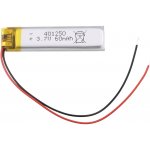 Li-Pol baterie 60mAh, 3.7V, 401250