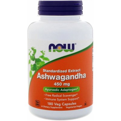 Now Foods Ashwagandha 450 mg 180 kapslí – Hledejceny.cz