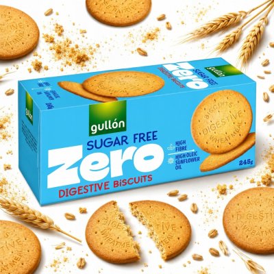 Gullón Celozrnné sušenky Digestive 245 g – Sleviste.cz