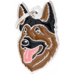MF GERMAN SHEPERD 4,2x2,5 cm gravírovateľný přívěsek – Zboží Mobilmania