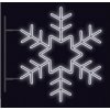 Vánoční osvětlení CITY Illuminatoins SM-999187B Vločka krystal s konzilí studená bílá