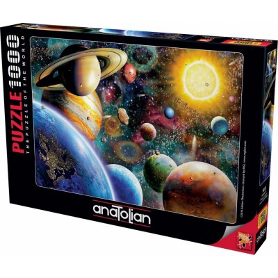 AnaTolian Vesmírné planety 1000 dílků – Zboží Mobilmania