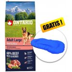 Ontario Adult Large Beef & Rice 12 kg – Hledejceny.cz