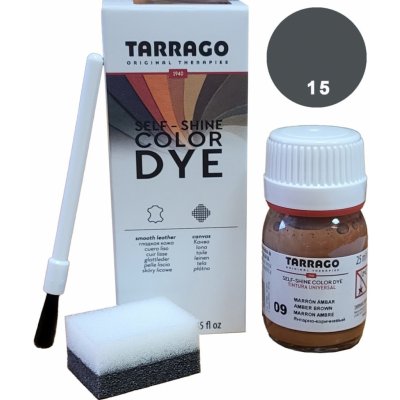 TARRAGO na kůži-Color dye 25 ml, šedá č.15 – Sleviste.cz