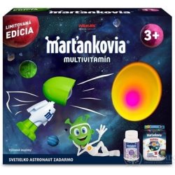 WALMARK Marťánci Multivitamin Limitovaná edice tablet GUMMY podzim - zima 50 ks + tablet cucací s inulinem 30 ks světýlko astronaut