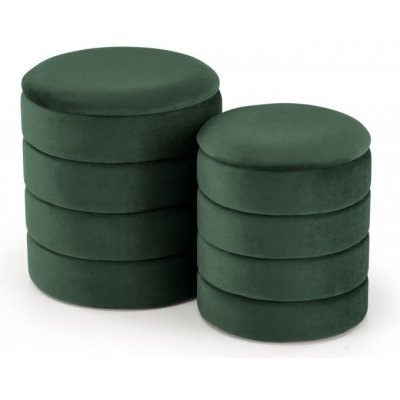 Halmar Taburety PACHO set 2 kusů - zelené – Zbozi.Blesk.cz