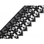 Prima-obchod Vzdušná krajka šíře 85 mm, barva 2 černá – Zboží Dáma