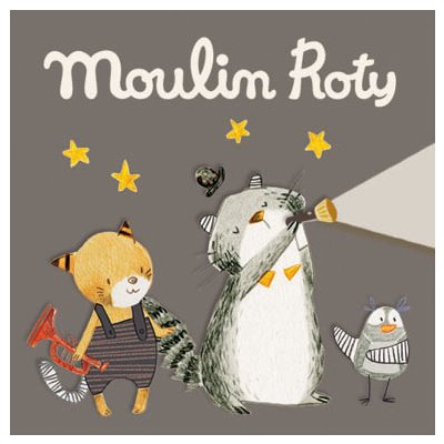 Moulin Roty Promítací kotoučky Pan Fousek – Zboží Mobilmania