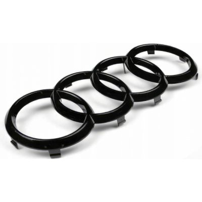 Znak AUDI černý lesk 285x99mm – Hledejceny.cz