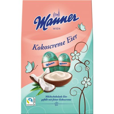 Manner vajíčka s kokosovou náplní 150 g – Zboží Dáma