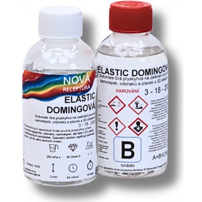 ELASTIC Domingová pryskyřice 3-18-200 A+B: 0,5 kg – Hledejceny.cz