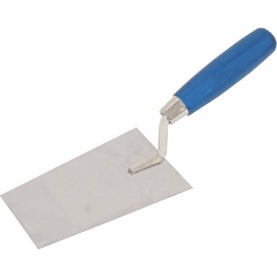 Lžíce zednická, nerezový plech, 140x82 mm, dřevěná rukojeť – Hledejceny.cz