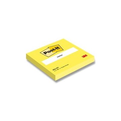 3M Post-it 654NY - samolepicí bloček - 76 x 76 mm, 100 l., žlutý – Zboží Dáma