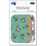 Nažehlovací záplaty s potiskem malé 10 ks - deštníky zelené + mix – Hledejceny.cz