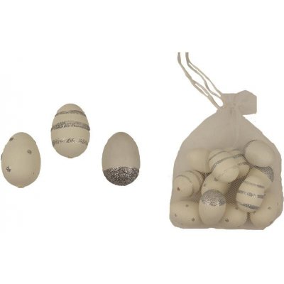 Dekorační vajíčka, 12 ks X3859 – Zboží Dáma
