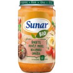 Sunar BIO příkrm Špag.hov.maso boloň.omáčka 12m+ 235 g – Zboží Dáma