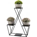 HowHomely Stojan na květiny DD0563 95 x 78 cm černá – Zboží Dáma