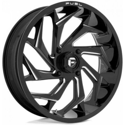 Fuel Utv D753 Reaction 7x18 4x137 ET13 gloss black Milled | Zboží Auto
