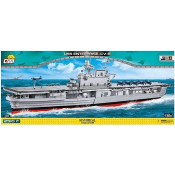 Cobi 4815 Americká letecká loď USS Enterprise CV-6, 1: 300, 2510 k