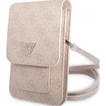 Pouzdro Guess PU 4G Triangle Logo Phone Bag růžové – Zboží Živě