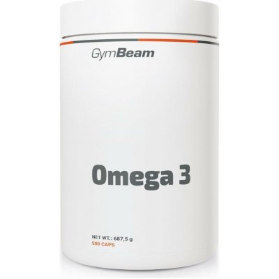 GymBeam Omega 3 EPA dha podpora srdce mozku zraku 500 kapslí – Hledejceny.cz