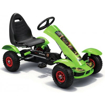Super-Toys F618 Šlapací motokára zelená – Zboží Mobilmania