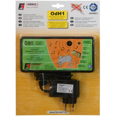 Format1 Ultrazvukový plašič myší a kun OdH1 tichý + adaptér 220V – Zboží Mobilmania