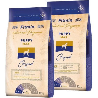 Fitmin Dog Maxi Puppy 2 x 12 kg – Sleviste.cz