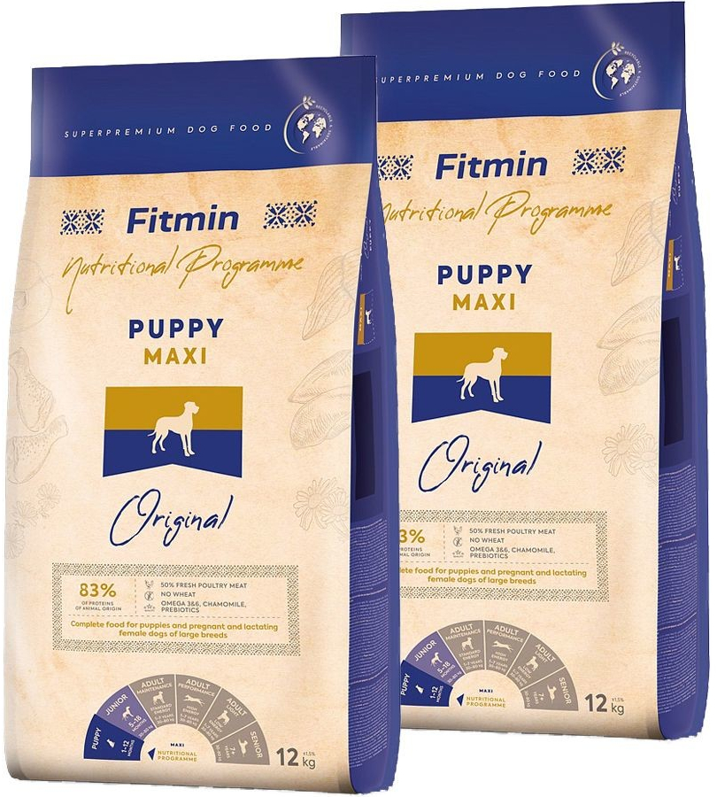 Fitmin Dog Maxi Puppy 2 x 12 kg