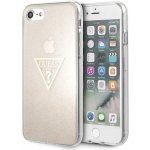 Pouzdro Guess Glitter triangle Apple iPhone 7 / 8 / SE 2020 / SE 2022 - se třpytkami - zlaté – Zboží Mobilmania