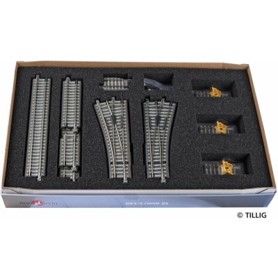 Tillig TT rozšiřující set kolejiva "nákladové nádraží" 01836 – Zboží Dáma