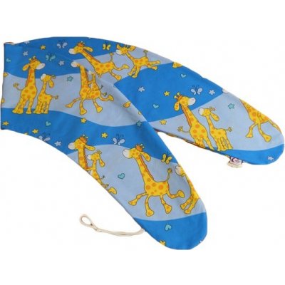 Kojicí polštáře Matýsek Potah ŽIRAFA MODRÁ MAXI – Zboží Dáma