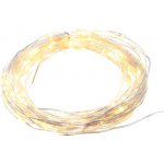 ACA DECOR LED dekorační stříbrná girlanda 8 funkcí teplá bílá barva 30 m IP44 venkovní – Hledejceny.cz