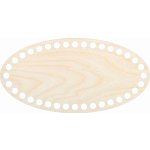 Chráněná dílna Dřevěný svět Dno/víko - ovál 20 x 10 cm, tvar 1, přírodní – Zboží Mobilmania