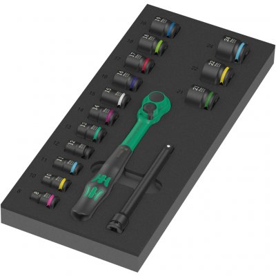 Wera Nářaďový modul 9724 s gola sadou 3/8" 8010 B Zyklop Comfort Set 1 Sada 16 dílů – Zboží Dáma