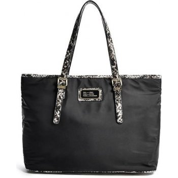 Guess Florencia Python-Trim Carryall Tote černá