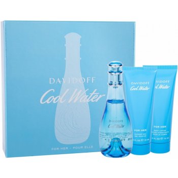 Davidoff Cool Water Game woman EDT 100 ml + tělové mléko 75 ml + sprchový gel 75 ml dárková sada