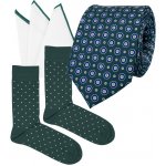 Bubibubi hedvábná kravatová sada Selva zelená – Hledejceny.cz