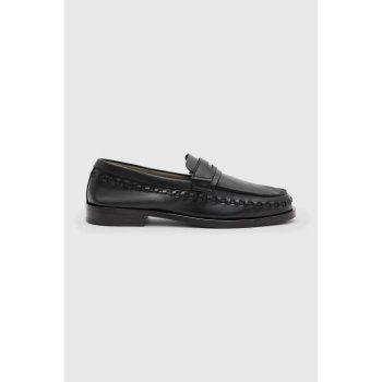 AllSaints Sammy Leather Loafer pánské černé MF722X