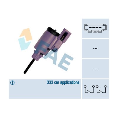 Spinac brzdoveho svetla FAE 24760 – Hledejceny.cz