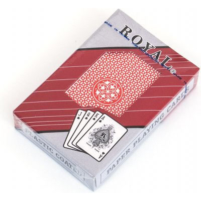 Royal Poker Hrací kartyBridge červené – Zboží Mobilmania