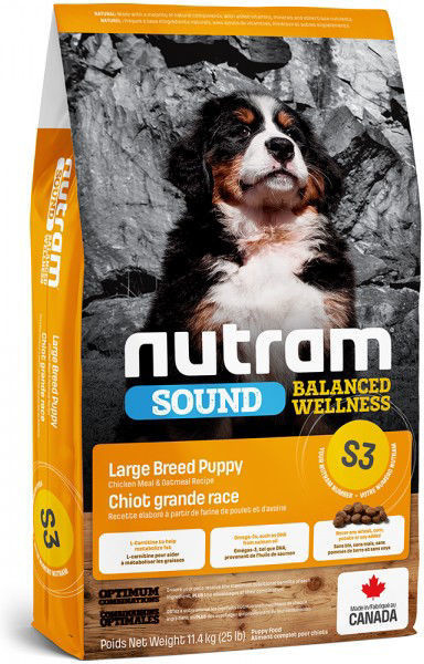 Nutram S3 Sound Large Breed Puppy 2 x 11,4 kg