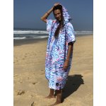 Rozepínací pončo s potiskem surf Bílé – Sleviste.cz