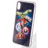 Pouzdro a kryt na mobilní telefon Apple Pouzdro Marvel Avengers 001 TPU ochranné silikonové s motivem Apple iPhone XS Max tmavě modré