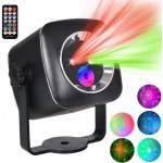 DISCO KOULE PROJEKTOR DISKOTÉKOVÝ LED RGB REFLEKTOR – Zboží Dáma