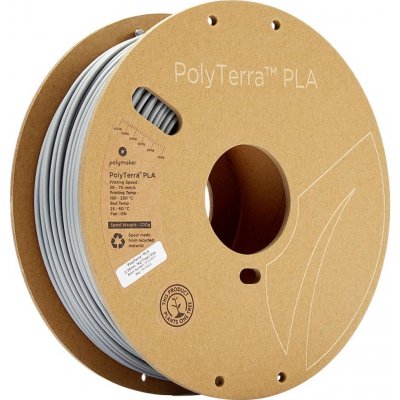 Polymaker PolyTerra PLA Fossil Grey 2,85mm 1kg – Zboží Živě