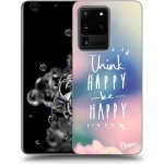 Pouzdro Picasee ULTIMATE CASE Samsung Galaxy S20 Ultra 5G G988F - Think happy be happy