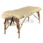 Medimas dřevěný masážní stůl lehátko Prosport 2 Deluxe béžová